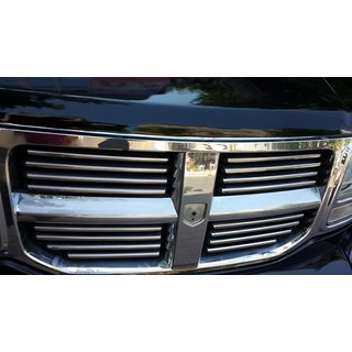 Chromen sierlijsten voor grille (RVS) Dodge Nitro 2006–2011 foto 2