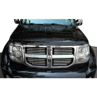 Chromen sierlijsten voor grille (RVS) Dodge Nitro 2006–2011 foto 1