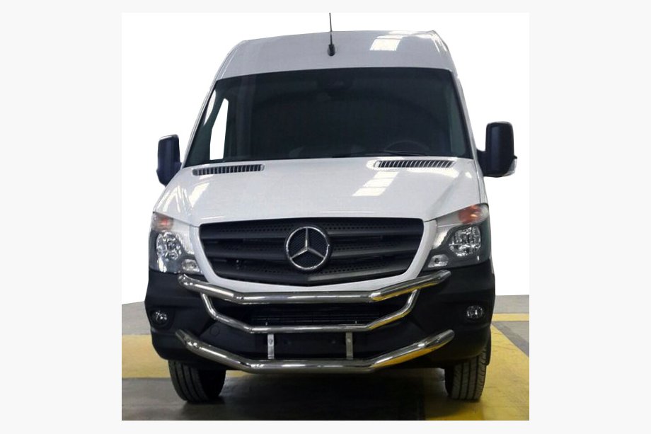 Mercedes Sprinter W906 2006–2018 Voorbeschermbeugel (2013↗, RVS) Image