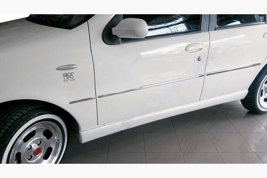 Fiat Palio 1996–2011 Deurstrips (6 stuks, RVS) Image