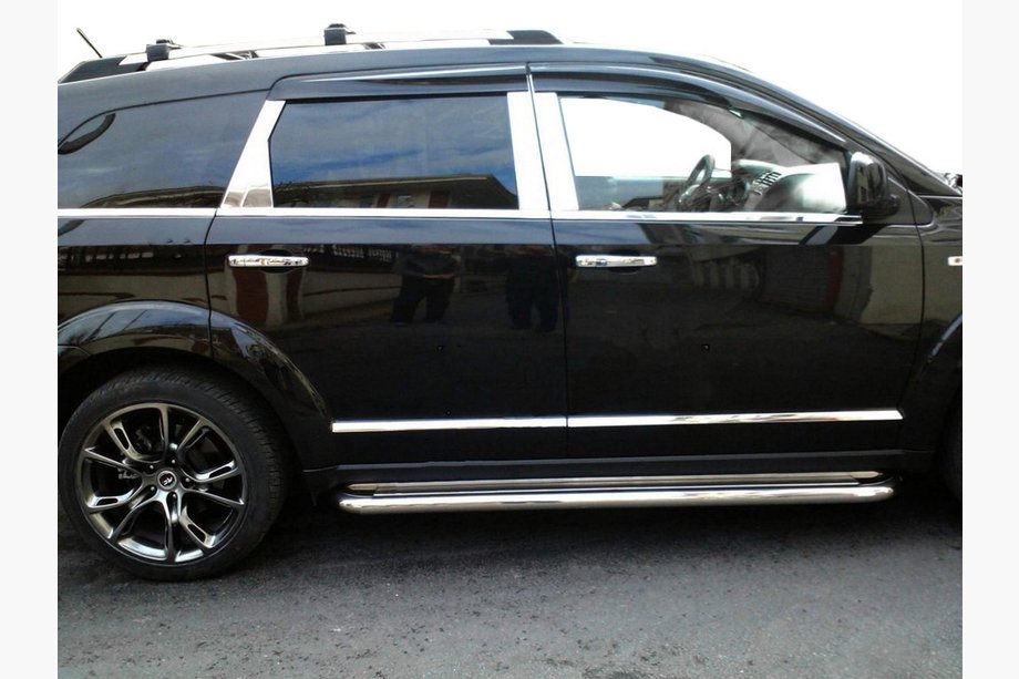 Dodge Journey 2008–2020 Deurstrip (set van 4, RVS) Image