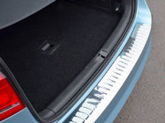 Volkswagen Passat B7 2012–2015 Achterbumperbeschermplaat OmsaLine Glans (SW, rvs) foto 1