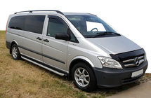Mercedes Vito W639 2004–2014 Fullmond side steps (set van 2, aluminium) Kort (short) en Middellang (long) foto 1
