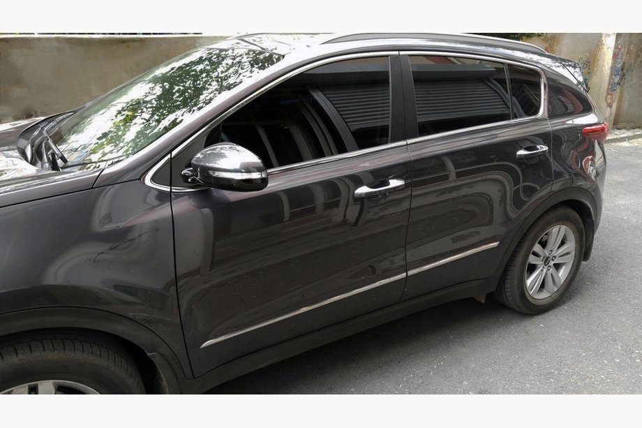 Kia Sportage 2015–2021 Deurstrip (set van 4, RVS) Carmos - Turks staal Image