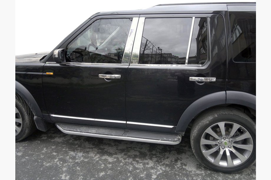 Land Rover Discovery III 2004–2009 RVS deurstijl sierlijsten (6-delig) Image