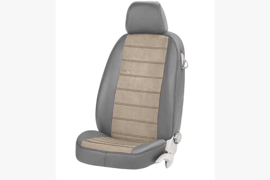 Chevrolet Equinox 2009–2016 Autostoelhoezen eco-leer + stof + alcantara Antara (complete set) Foto 14