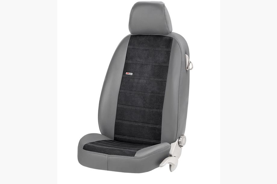 Chevrolet Equinox 2009–2016 Autostoelhoezen eco-leer + stof + alcantara Antara (complete set) Foto 23