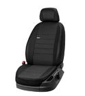 Iveco Eurotech 1992–2002 Autostoelhoezen eco-leer+stof+Alcantara Eco Comfort (voorstoelen) foto 2