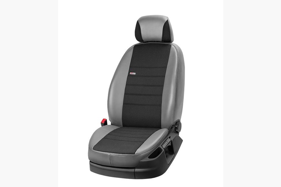 Honda HR-V 2021– Autostoelhoezen eco-leer + stof + Alcantara Eco Comfort (complete interieur) Foto 4