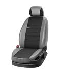 Iveco Eurotech 1992–2002 Autostoelhoezen eco-leer+stof+Alcantara Eco Comfort (voorstoelen) foto 4