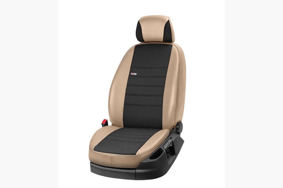 Honda HR-V 2021– Autostoelhoezen eco-leer + stof + Alcantara Eco Comfort (complete interieur) Foto 8
