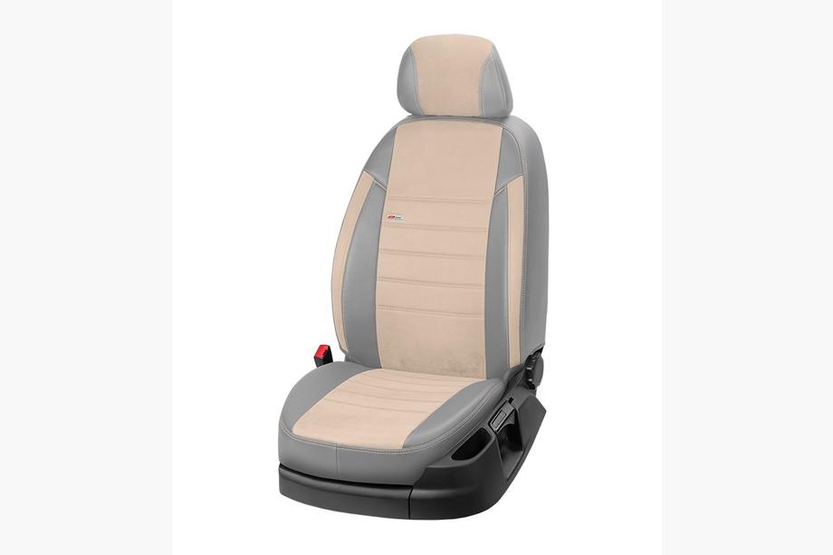 Toyota Corolla 2019– Autostoelhoezen eco-leer+stof+antara Eco Laser Antara 2020 (complete set) Foto 14