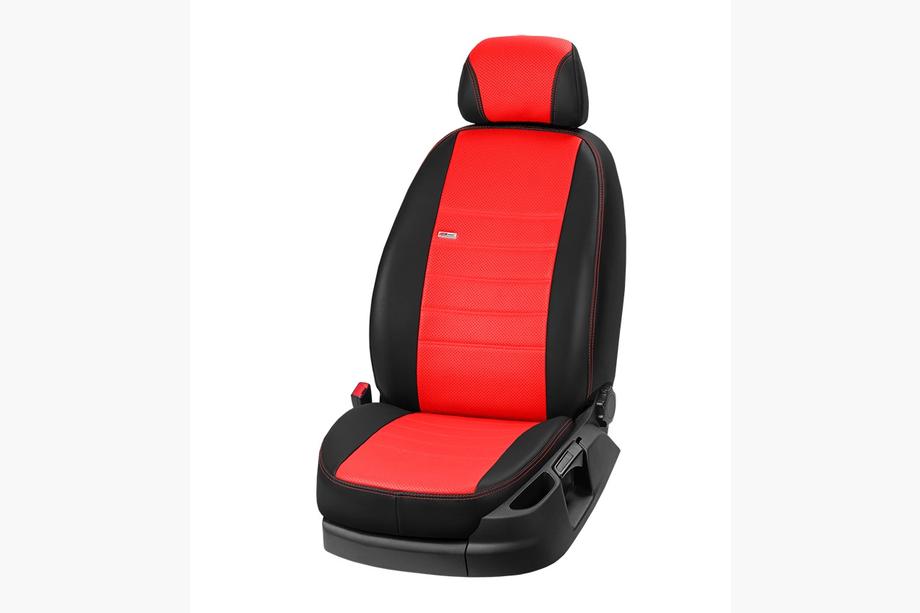 Kia Sportage 2004–2010 Autostoelhoezen van kunstleer Eco Laser 2020 (complete interieur) Foto 4