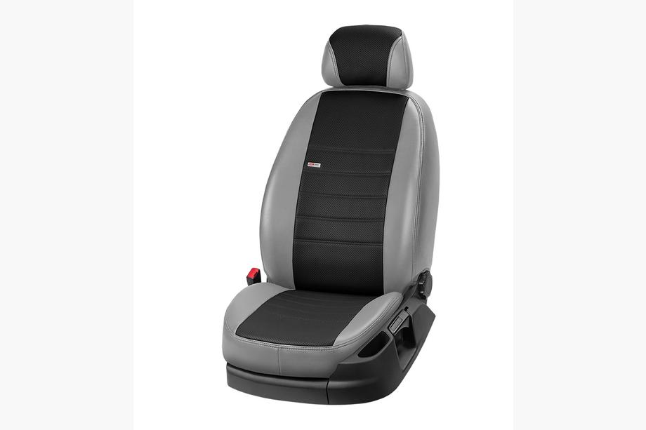 Kia Sportage 2004–2010 Autostoelhoezen van kunstleer Eco Laser 2020 (complete interieur) Foto 9