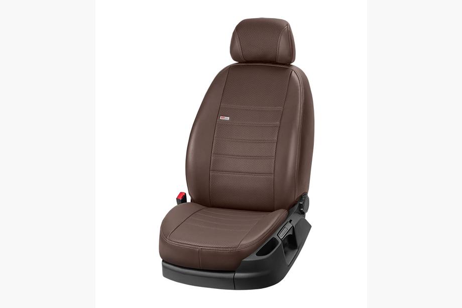 Kia Sportage 2004–2010 Autostoelhoezen van kunstleer Eco Laser 2020 (complete interieur) Foto 11