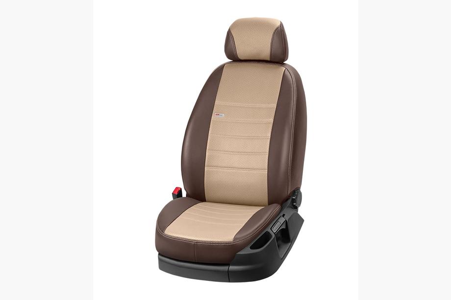 Kia Sportage 2004–2010 Autostoelhoezen van kunstleer Eco Laser 2020 (complete interieur) Foto 12