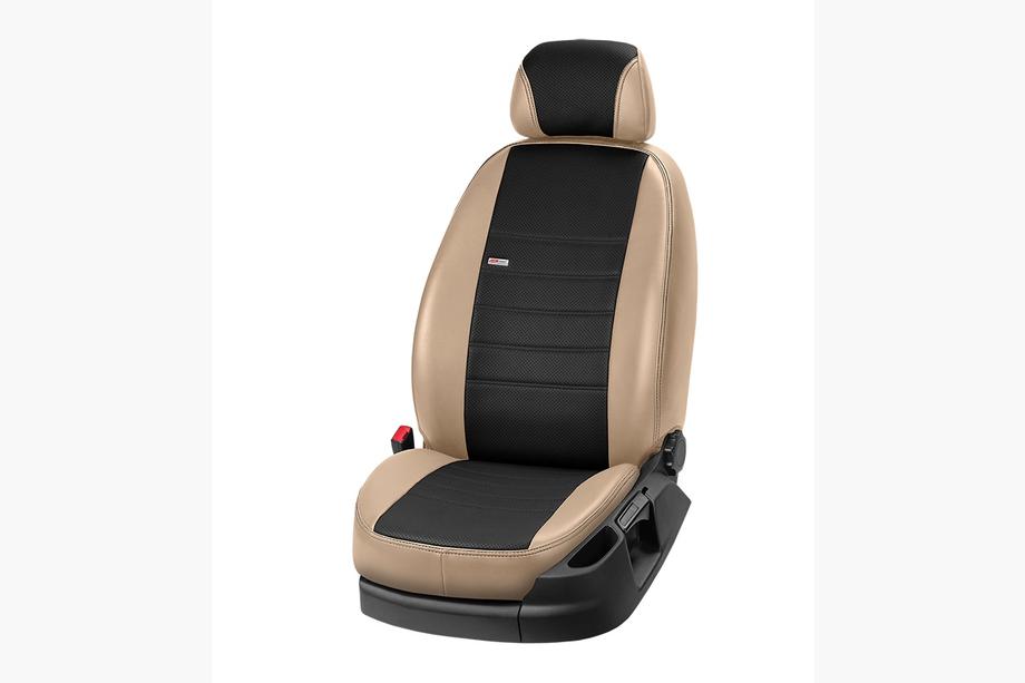Kia Sportage 2004–2010 Autostoelhoezen van kunstleer Eco Laser 2020 (complete interieur) Foto 13