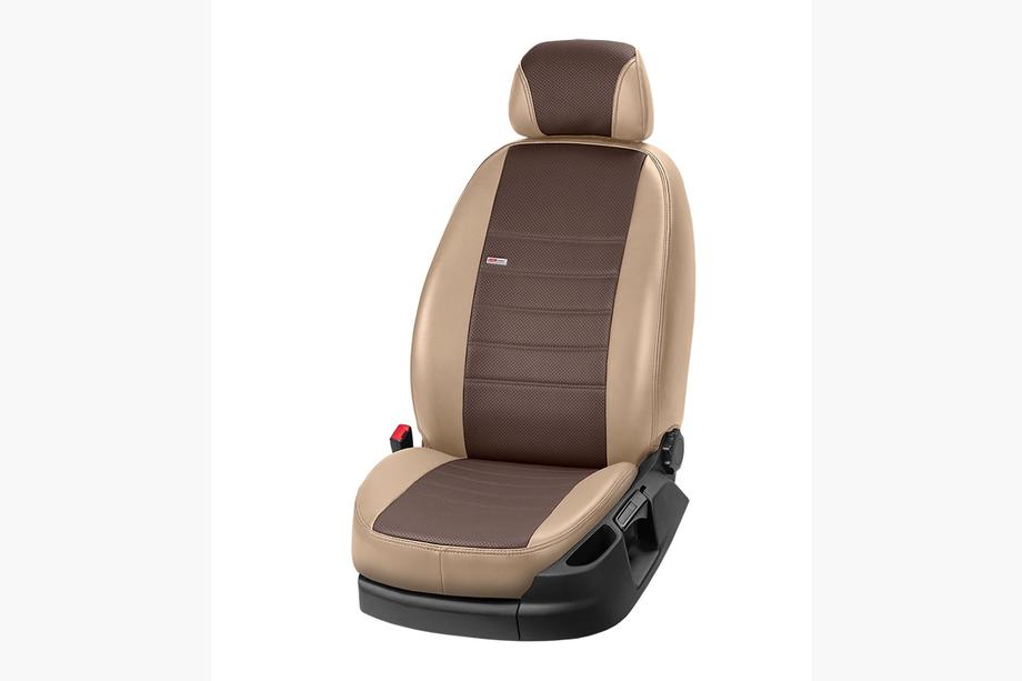 Kia Sportage 2004–2010 Autostoelhoezen van kunstleer Eco Laser 2020 (complete interieur) Foto 14