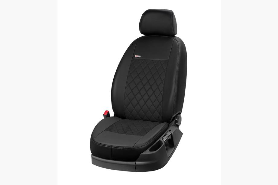 Land Rover Freelander I 1997–2006 Autostoelhoezen eco-leer+stof+Alcantara Eco Prestige Antara (volledige set) Foto 2