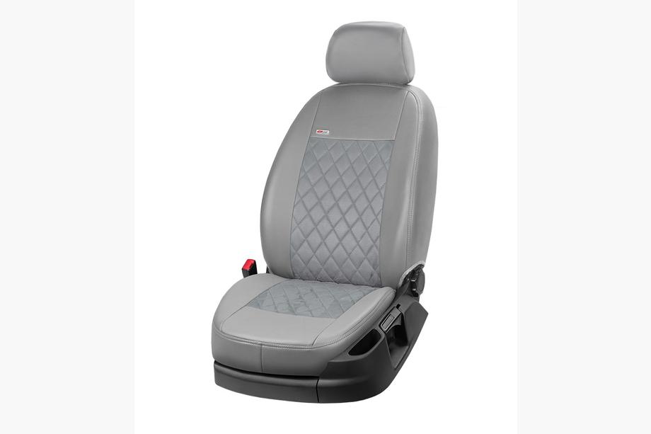 Land Rover Freelander I 1997–2006 Autostoelhoezen eco-leer+stof+Alcantara Eco Prestige Antara (volledige set) Foto 3