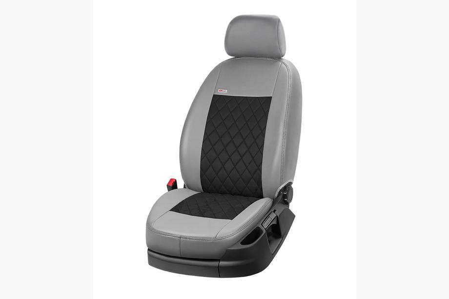Land Rover Freelander I 1997–2006 Autostoelhoezen eco-leer+stof+Alcantara Eco Prestige Antara (volledige set) Foto 8
