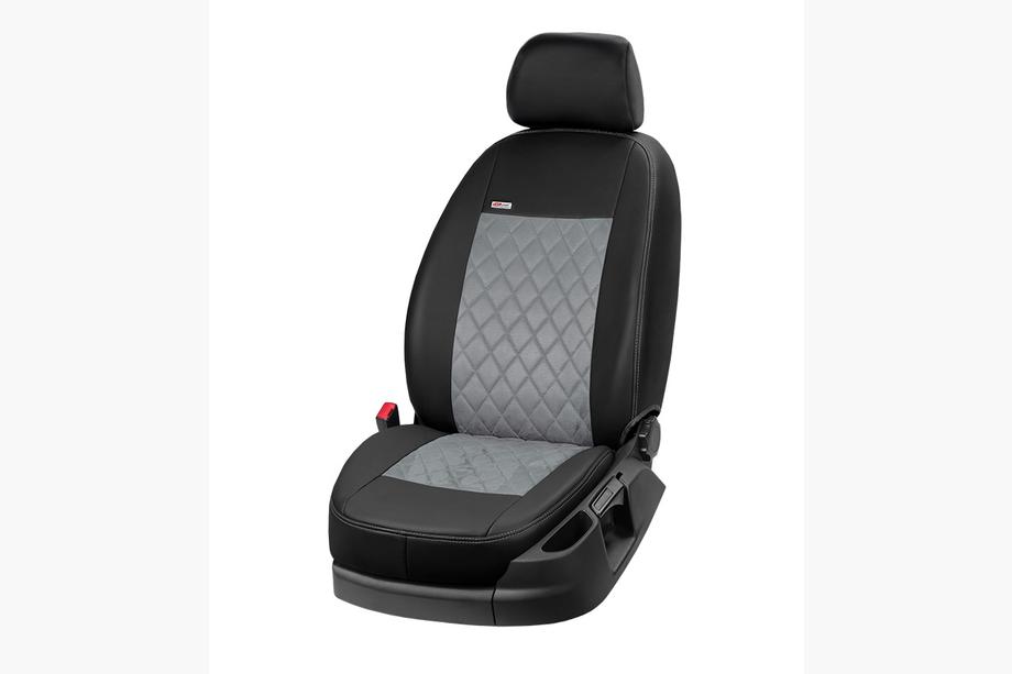 Land Rover Freelander I 1997–2006 Autostoelhoezen eco-leer+stof+Alcantara Eco Prestige Antara (volledige set) Foto 9