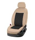 Renault Premium 2006–2013 Autostoelhoezen eco-leer+stof+alcantara Eco Prestige Antara (voorstoelen) foto 11