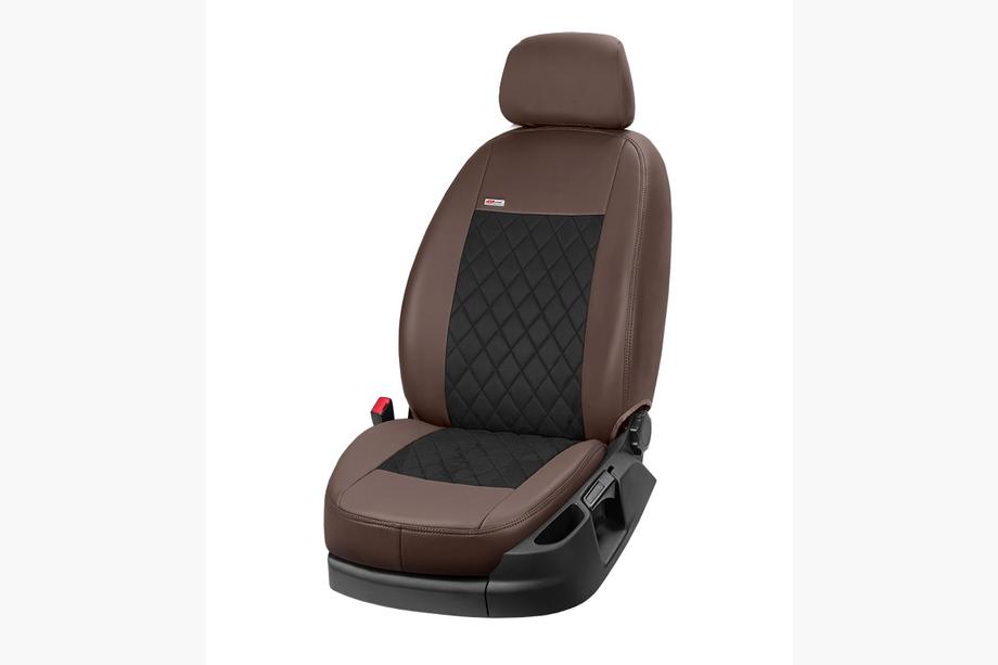 Land Rover Freelander I 1997–2006 Autostoelhoezen eco-leer+stof+Alcantara Eco Prestige Antara (volledige set) Foto 12