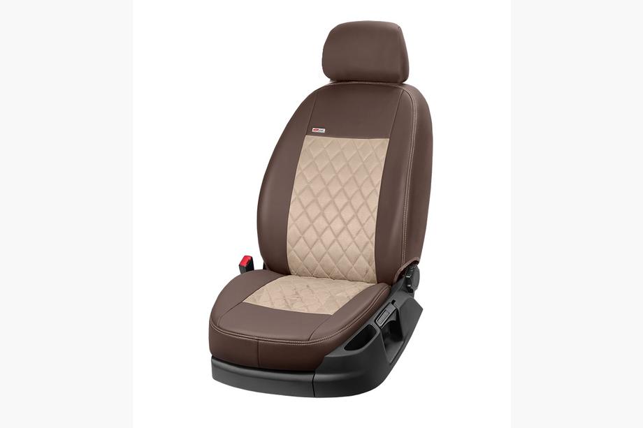 Land Rover Freelander I 1997–2006 Autostoelhoezen eco-leer+stof+Alcantara Eco Prestige Antara (volledige set) Foto 13