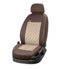 Renault Premium 2006–2013 Autostoelhoezen eco-leer+stof+alcantara Eco Prestige Antara (voorstoelen) foto 13