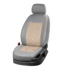 Renault Premium 2006–2013 Autostoelhoezen eco-leer+stof+alcantara Eco Prestige Antara (voorstoelen) foto 14