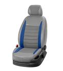 Renault Master 2011–2023 Autostoelhoezen eco-leer + stof + Alcantara Vip Elite 2020 (voorstoelen) foto 9