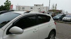 Nissan Qashqai 2007–2010 Chroom dakrails foto 2