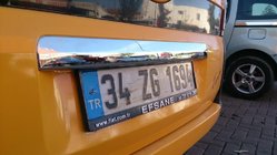 Peugeot Bipper 2008–2017 RVS sierstrip boven het kenteken OmsaLine - Italiaans roestvrij staal foto 3