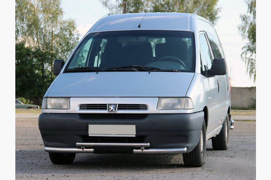 Citroen Jumpy 1996–2007 Frontbescherming ST009 (RVS) 60 mm Image