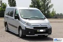 Fiat Scudo 2007–2015 Voorbeschermbeugel ST009 (RVS) foto 3