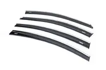 Chevrolet Cruze 2009–2015 Raamdeflectoren met chromen sierlijst SD (4 stuks, Niken) foto 1