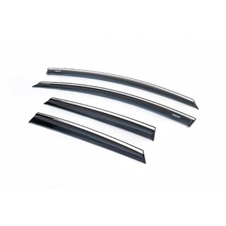 Winddeflectoren met chroomstrip HB/SD (4 stuks, Niken) Opel Astra J 2009–2015 foto 1
