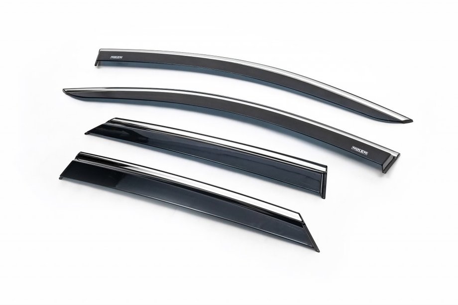 Citroen C5 Aircross 2017–2025 Raamwindschermen met chroom (4 stuks, Niken) Image