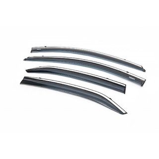 Raamwindschermen met chromen sierlijst (set van 4, Niken) Toyota Corolla 2013–2019 foto 2