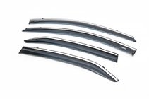 Toyota Corolla 2013–2019 Raamwindschermen met chromen sierlijst (set van 4, Niken) foto 2