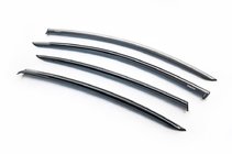Volkswagen Passat B6 2006–2012 Raamdeflectoren met chromen sierlijst SD (EU, 4 stuks, Niken) foto 4