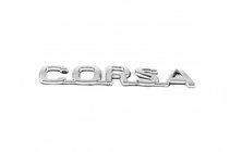 Opel Corsa D 2007–2014 Corsa opschrift 12,5 x 2,0 cm foto 1