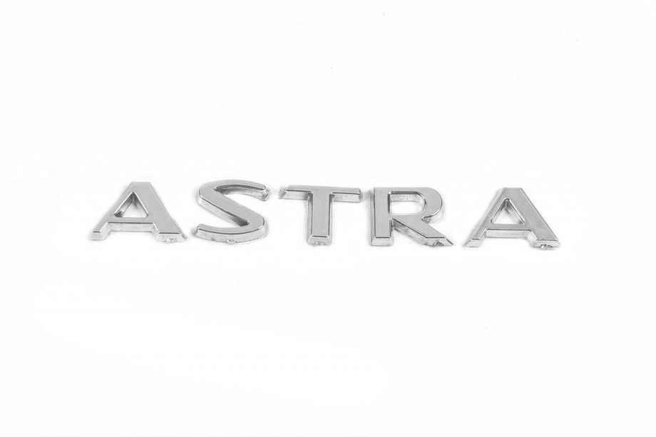 Opel Astra G Classic 1998–2012 Astra opschrift embleem (128 x 17 mm) Image