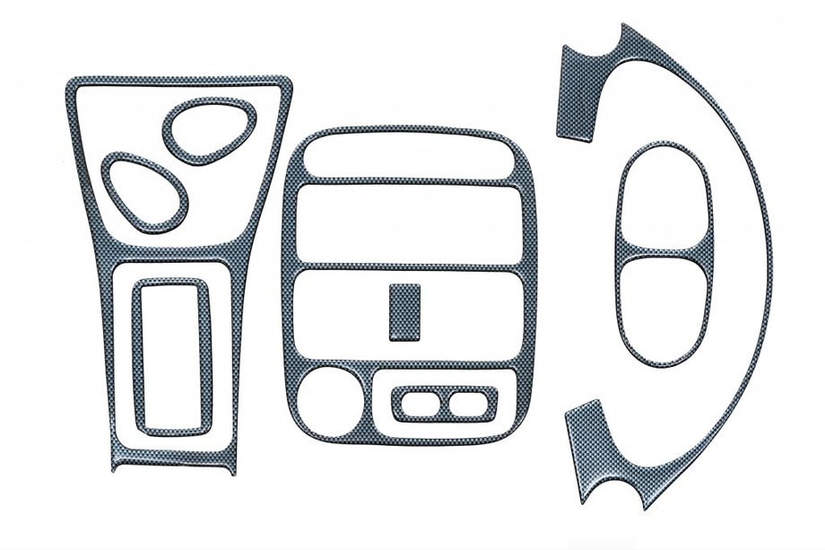 Hyundai Accent 1994–1999 Dashboard sierlijsten Aluminium Image