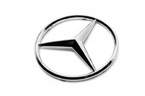 Mercedes GLE/ML-klasse W166 2011–2018 Embleem voor (18,4 cm) foto 1