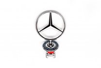 Mercedes S-Class W222 2013–2022 Embleem met richtkruis (met opschrift) foto 1