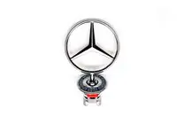 Mercedes E-class W210 1995–2002 Embleem met richtkruis (met opschrift) foto 1