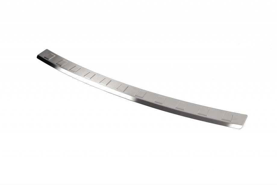Mercedes C-klasse W204 2007–2015 Achterbumper beschermplaat (Stationwagon, mat, RVS) Image