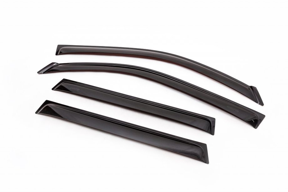Nissan X-trail T31 2007–2014 Raamdeflectoren (set van 4, ANV) Image
